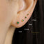 Emerald CZ Stud 1.5, 2, 2.5, 3mm Unisex, Gold, Silver SS222 SS086 SS180 SS087 Butterfly End, SS467 SS468 SS469 SS470 Screw Ball End (Type A)