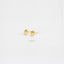 Tiny CZ Sun Studs Earrings, Starburst Studs, Unisex, Gold, Silver SHEMISLI SS031 Butterfly End, SS795 Screw Ball End (Type A)