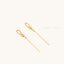 Simple Ear Threader, Unisex, Gold, Silver SHEMISLI ST002 NOBKG