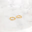 Twisted Wire Hoops, Cable Hoop Earrings, Rope Huggies, Simple Thin Hoops, Unisex, Gold, Silver SHEMISLI - SH396, SH397, SH398, SH399, SH033