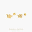 Dainty Snake Studs Earrings, Unisex, Gold, Silver SHEMISLI SS160 Butterfly End, SS487 Screw Ball End (Type A) LR