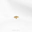 a close up of a ring on a white surface