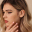 Opal Stud, Threadless Flat Back Earring, Minimalist Style, A-SS523 SS524 SS525 SS526
