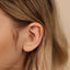 Opal Stud, Threadless Flat Back Earring, Minimalist Style, A-SS523 SS524 SS525 SS526