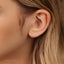 Opal Stud, Threadless Flat Back Earring, Minimalist Style, A-SS523 SS524 SS525 SS526