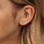 Tiny Bee Threadless Flat Back Earring, 20,18,16ga, 5-10mm, Unisex, Surgical Steel, SHEMISLI SS527