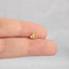 Tiny Bee Threadless Flat Back Earring, 20,18,16ga, 5-10mm, Unisex, Surgical Steel, SHEMISLI SS527