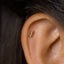 Tiny Bar Threadless Flat Back Earring, 20,18,16ga, 5-10mm Unisex, Surgical Steel SHEMISLI SS589