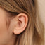 Disc Stud, Threadless Flat Back Earring, Minimalist Style, A-SS539 SS540 SS541 SS542 SS543