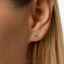 Tiny 8 point Star Threadless Flat Back Earring, 20,18,16ga, 5-10mm Unisex, Surgical Steel SHEMISLI SS1136