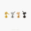 Dainty Dragonfly Threadless Flat Back Earring, 20,18,16ga, 5-10mm Unisex, Surgical Steel SHEMISLI SS581