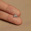 Moth Stud, Threadless Flat Back Earring, Minimalist Style, A-SS1088