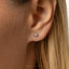 Tiny 8 point star Threadless Flat Back Earring, 20,18,16ga, 5-10mm Unisex, Surgical Steel SHEMISLI SS1135