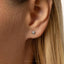 Tiny 8 point star Threadless Flat Back Earring, 20,18,16ga, 5-10mm Unisex, Surgical Steel SHEMISLI SS1135