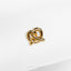 a gold knot on a white background