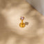 Pink Tourmaline Stud, Threadless Flat Back Earring, Minimalist Style, A-SS621 SS622 SS623 SS624