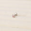 Pink Tourmaline Stud, Threadless Flat Back Earring, Minimalist Style, A-SS621 SS622 SS623 SS624
