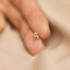 Tooth Stud, Threadless Flat Back Earring, Minimalist Style, A-SS1104