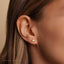 Tiny Cloud Threadless Flat Back Earring, 20,18,16ga, 5-10mm Unisex, Surgical Steel SHEMISLI SS988