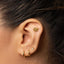 Tiny Medusa Threadless Flat Back Earring, 20,18,16ga, 5-10mm Unisex, Surgical Steel SHEMISLI SS1037