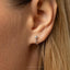 Tiny Star and Moon Threadless Flat Back Earring, 20,18,16ga, 5-10mm Unisex, Surgical Steel SHEMISLI SS1139