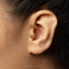 Scarab Beetle Stud, Threadless Flat Back Earring, Minimalist Style, A-SS1070