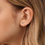 Turquoise Stud, Threadless Flat Back Earring, Minimalist Style, A-SS511 SS512 SS513 SS514