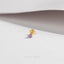 Amethyst Stud, Threadless Flat Back Earring, Minimalist Style, A-SS601 SS602 SS603 SS604