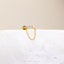 a close up of a ring on a marble surface