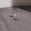Amethyst Stud, Threadless Flat Back Earring, Minimalist Style, A-SS601 SS602 SS603 SS604