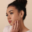 Amethyst Stud, Threadless Flat Back Earring, Minimalist Style, A-SS601 SS602 SS603 SS604