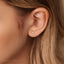 Tiny Cube Threadless Flat Back Earring, 20,18,16ga, 5-10mm, Unisex, Surgical Steel, SHEMISLI SS566