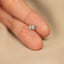 Open Book Stud, Threadless Flat Back Earring, Minimalist Style, A-SS1090
