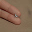 a person&#39;s finger with a tiny bird ring on it