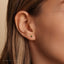 Tiny Twinkle Star Threadless Flat Back Earring, 20,18,16ga, 5-10mm Unisex, Surgical Steel SHEMISLI SS908