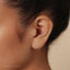 Marquise Shape Stud, Threadless Flat Back Earring, Minimalist Style, A-SS725 SS726 SS746
