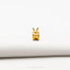 Tiny Hamster Threadless Flat Back Earring, 20,18,16ga, 5-10mm Unisex, Surgical Steel SHEMISLI SS1017