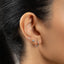 Tiny Sad Depressed Face Emoji Threadless Flat Back Earring, 20,18,16ga, 5-10mm Unisex, Surgical Steel SHEMISLI SS1038