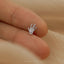 Tiny Skeleton Hand Threadless Flat Back Earring, 20,18,16ga, 5-10mm Unisex, Surgical Steel SHEMISLI SS1114