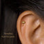 Dainty Dragonfly Threadless Flat Back Earring, 20,18,16ga, 5-10mm Unisex, Surgical Steel SHEMISLI SS581