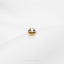 a gold ring with a smiley face on it