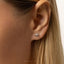 Pangolin Stud, Threadless Flat Back Earring, Minimalist Style, A-SS1085