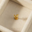 Fox Stud, Threadless Flat Back Earring, Minimalist Style, A-SS982