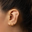 Tiny Kiwi Bird Threadless Flat Back Earring, 20,18,16ga, 5-10mm Unisex, Surgical Steel SHEMISLI SS1069