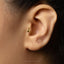 Tiny Thumb Up Threadless Flat Back Earring, 20,18,16ga, 5-10mm Unisex, Surgical Steel SHEMISLI SS1059