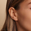 Super Tiny Cute Moon Threadless Flat Back Earring, 20,18,16ga, 5-10mm Unisex, Surgical Steel SHEMISLI SS904