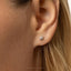 Tiny 10 point Star Threadless Flat Back Earring, 20,18,16ga, 5-10mm Unisex, Surgical Steel SHEMISLI SS1137