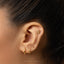 Tiny Thumb Up Threadless Flat Back Earring, 20,18,16ga, 5-10mm Unisex, Surgical Steel SHEMISLI SS1059