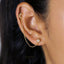Moon and Star Stud, Earring, Minimalist Style, A-SS156