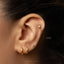 Curb Chain Attachment, Single Piercing Front & Back Linker, Multiple Piercing Linker, Ear Nose, 20-80mm Unisex, Surgical Steel SS941-SS947